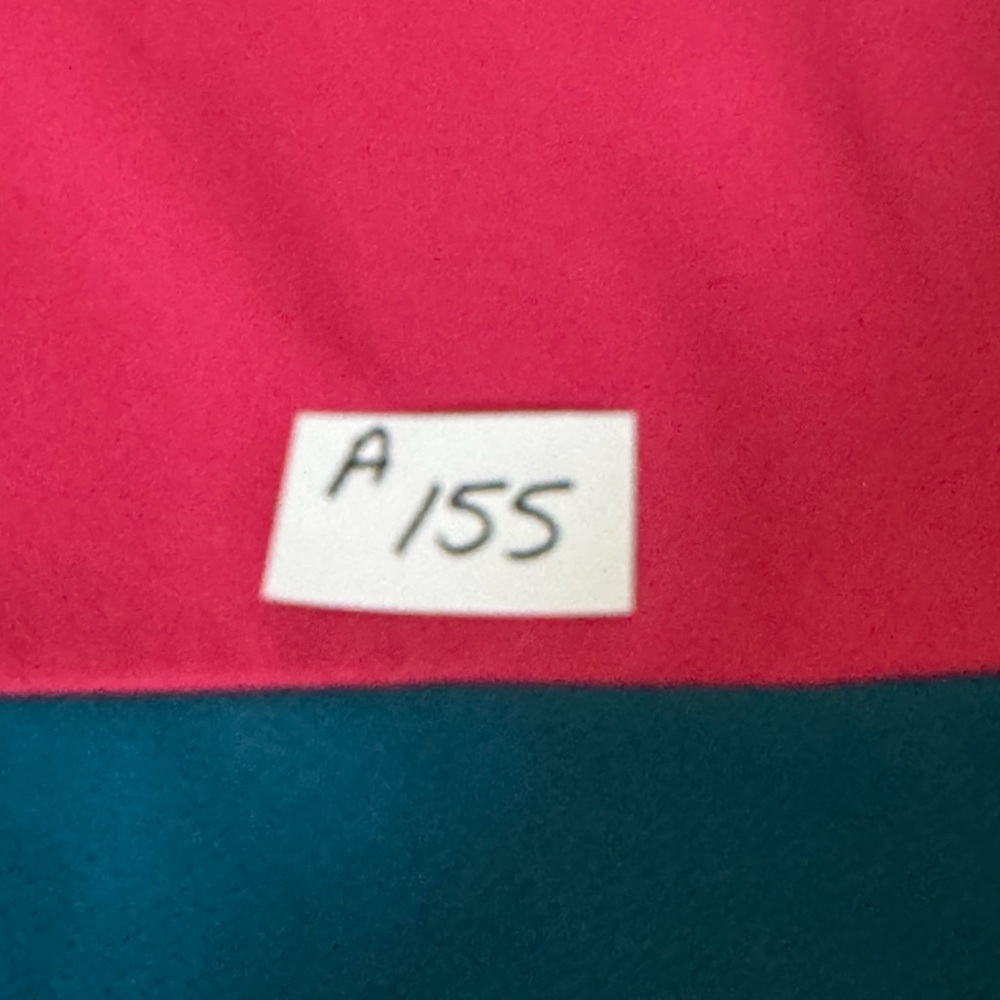 A-155 LuLaRoe Pink & Teal Blue MIDI Skirt Size M - Picture 7 of 9